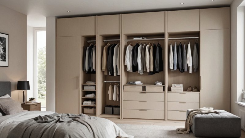 design garderobe, funksjonell oppbevaring, praktiske løsninger