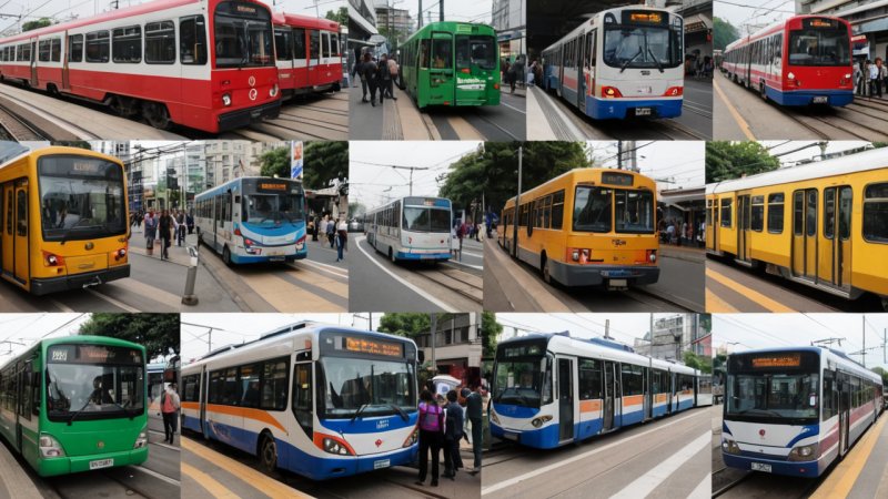 offentlig transport, Europa, Asia, reise sammenligning, transportsystemer