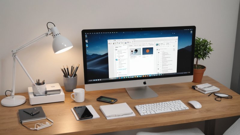 digital organisering, rydde opp, e-posthåndtering, oppgavelister, digital detox