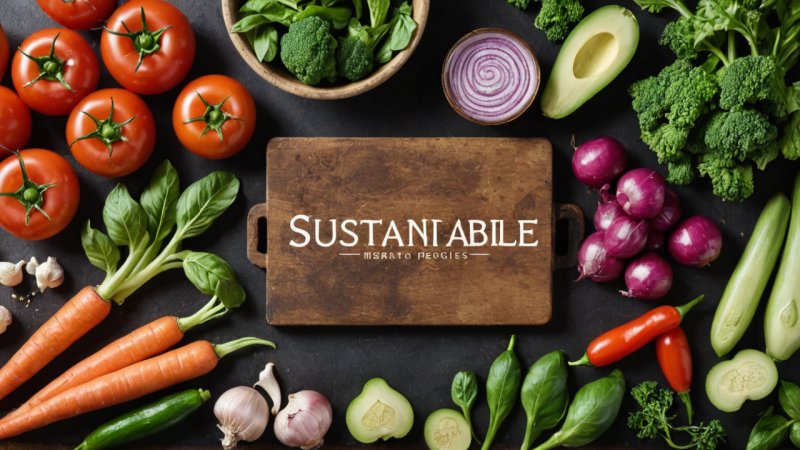 bærekraftig matlaging, sunne oppskrifter, sesongbaserte ingredienser, redusere matavfall, lokale råvarer