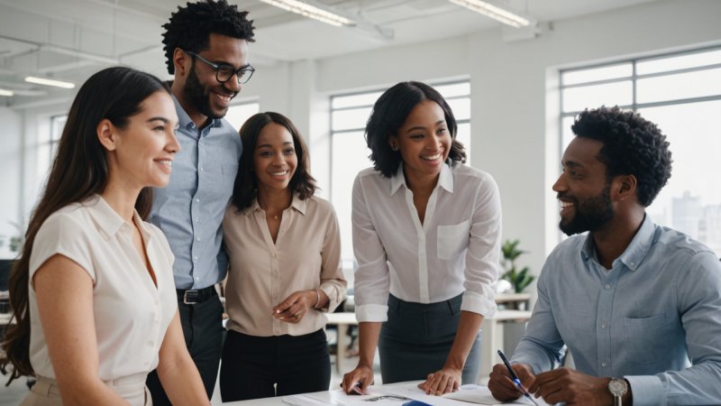positiv arbeidskultur, ansattes engasjement, team-building, åpen kommunikasjon, arbeidsplass velvære