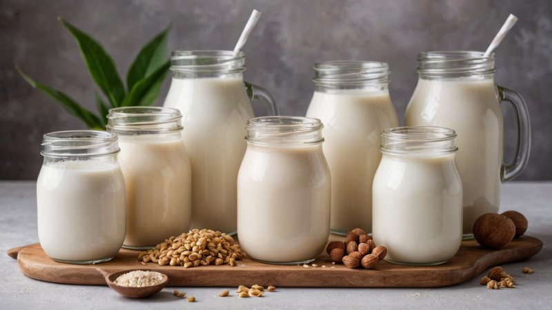 plantebasert melk, oppskrifter, hjemmelaget, havremelk, mandelmelk, soyamelk, kokosmelk