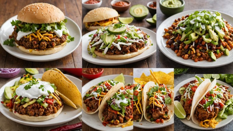 vegetariske alternativer, kjøttfrie måltider, sunn mat, oppskrifter, vegetariske retter