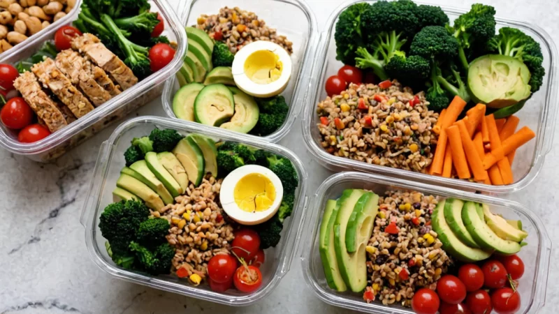 måltidsforberedelse, sunn mat, travle livsstiler, raske måltider, måltidsplanlegging