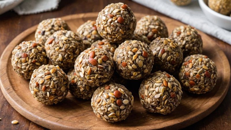 hjemmelagde energiboller, sunne snacks, næringsrike oppskrifter, energiboost, enkle oppskrifter