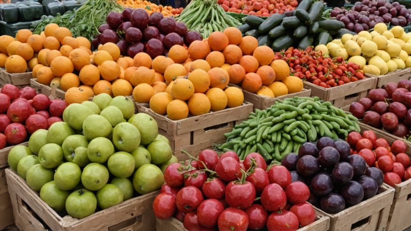 sesongens råvarer, importerede produkter, ernæring, bærekraft, matvalg