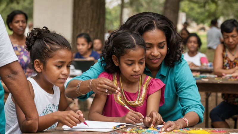 kulturaktiviteter, samfunnsengasjement, kunstklasser, teatergrupper, musikkfestivaler, lokal historie