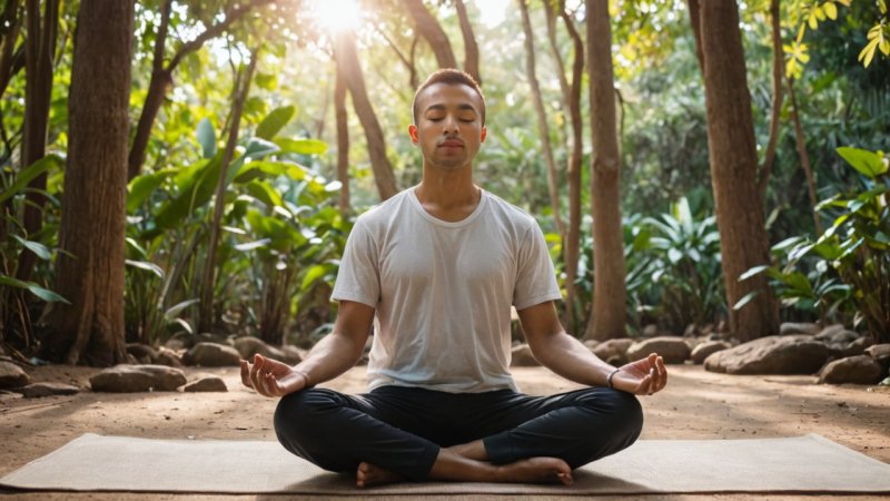 søvn, meditasjon, helse, velvære, fordeler, ulemper, sammenligning, stressreduksjon, mental klarhet