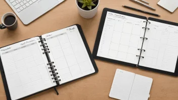 digitale planleggere, papirplanleggere, tidsstyring, produktivitet, organisering, livsstil