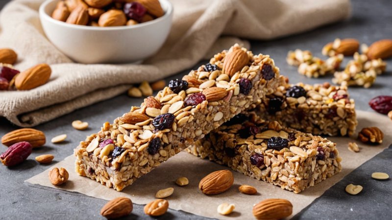 granola barer, hjemmelagde snacks, sunne oppskrifter, granola, ernæring