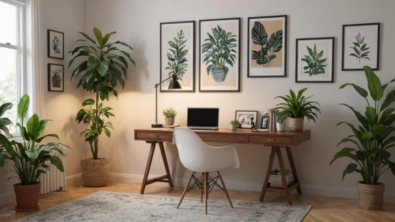 kreativ skriving, skriveområde design, hjemmekontor inspirasjon, produktivitet, interiørdesign